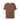 Sown Again Muscle Half Crop tee in Coffee — 100% organic cotton fabric