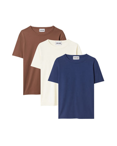 Coffee + Navy + Cream